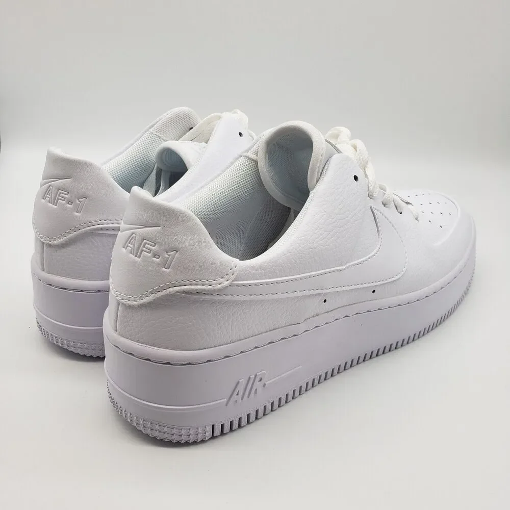 Nike Air Force 1 AF1 Sage Low Women's Shoes AR5339 100 White Size 11.
